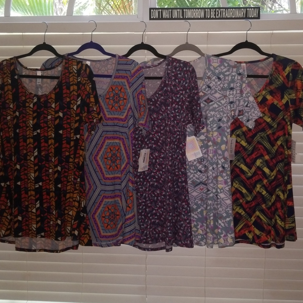 5 NWT LuLaRoe Perfect T's size Small